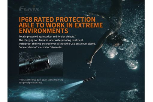 Fenix PD36R Flashlight - 1600 Lumens Infographic 8