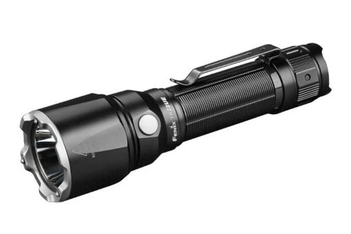Fenix TK22UE Tactical Flashlight - 1600 Lumens Front Side Angled