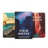 Field Notes National Parks Series A Yosemite/Zion/Acadia - Graph Paper Memo Book 3 Pack (48 Pages) Front Side Center Separate