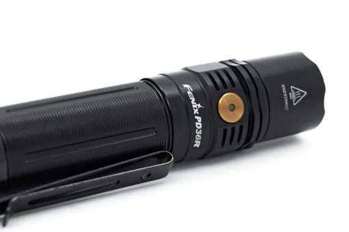 Fenix PD36R Flashlight - 1600 Lumens Body Close Up