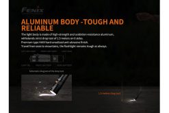 Fenix PD36R Flashlight - 1600 Lumens Infographic 2