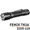 Fenix TK16 V2.0 Tactical Flashlight - 3100 Lumens Front Side Angled With Title