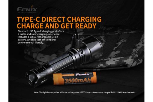 Fenix TK26R Tactical Flashlight - 1500 Lumens Infographic 7