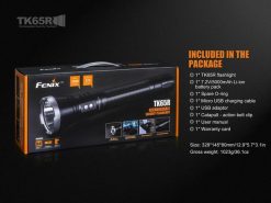 Fenix TK65R Rechargeable LED Flashlight - 3200 Lumens Infographic 9