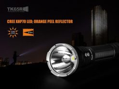 Fenix TK65R Rechargeable LED Flashlight - 3200 Lumens Infographic 13