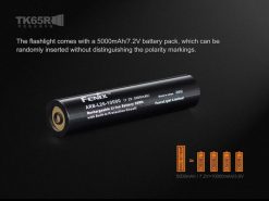 Fenix TK65R Rechargeable LED Flashlight - 3200 Lumens Infographic 15