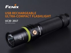 Fenix UC30 LED Rechargeable Flashlight - 1000 Lumens Infographic 7