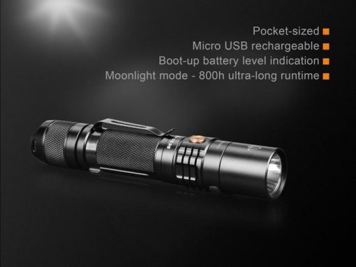 Fenix UC35 V2.0 LED Rechargeable Flashlight - 1000 Lumens Infographic 3