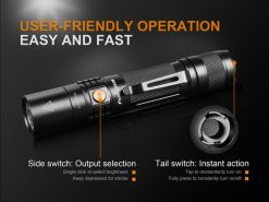Fenix UC35 V2.0 LED Rechargeable Flashlight - 1000 Lumens Infographic 9