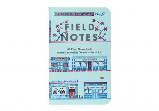 Field Notes United States of Letterpress 3 Pack C - Graph Paper Memo Books (48 Pages) Front Side Center SIngle