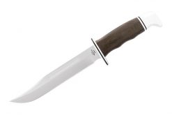 Buck Knives 120 General Pro Fixed S35VN Clip Point Blade - Green Canvas Micarta Handle Front Side