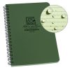 Rite in the Rain Side Spiral Notebook - Green Front Side Closed