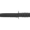 Ka-Bar US Army Fighting Knife 1095 Combo Blade Black Kraton G Handle Front Side