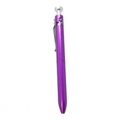 Karas Bolt V2 Pen - Aluminum Violet Front Side Vertical