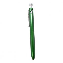 Karas Bolt V2 Pen - Aluminum Green Front Side Vertical