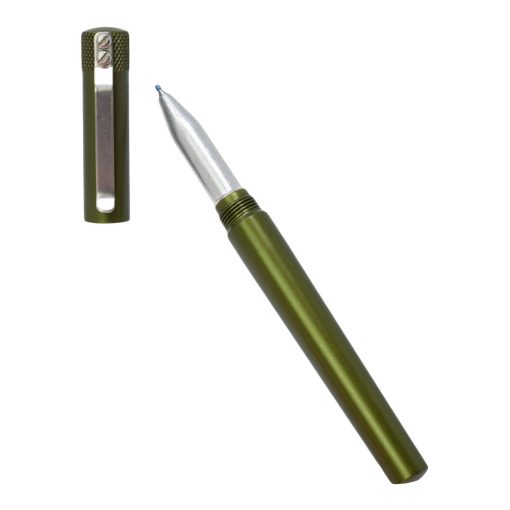 Karas Render K Pen - Aluminum Olive Green Front Side Cap Off