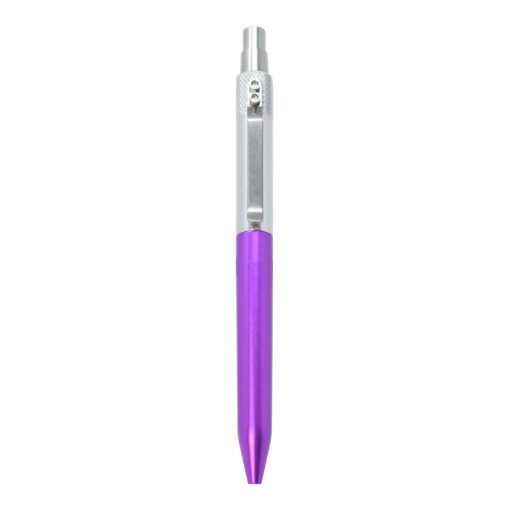 Karas Retrackt V2 Click Pen - Violet Front Side Vertical