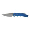 Pro-Tech Tactical Response 5 S35VN Drop Point Blade Blue Aluminum Handle on a white background.