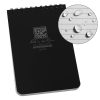 Rite in the Rain Top Spiral Notebook 4x6 - Black Front Side Closed