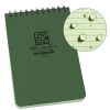 Rite in the Rain Top Spiral Notebook 4x6 - OD Green Front Side Closed