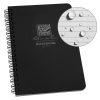 Rite in the Rain Side Spiral Notebook - Black Front Side Closed