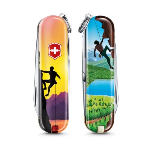 Victorinox Limited Edition 2020 Classic SD - Climb High Front Side and Back Side