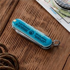 Victorinox Limited Edition 2019 Classic SD - Yellowstone Back Side Closed On Ground
