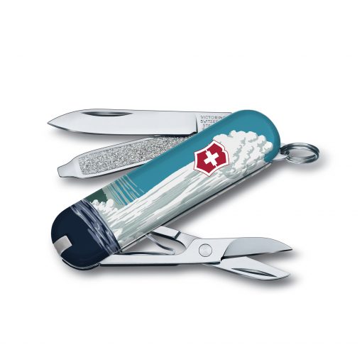 Victorinox Limited Edition 2019 Classic SD - Yellowstone Front Side all Open Angled