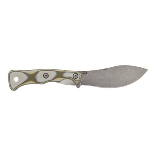 TOPS - Camp Creek S35VN Fixed Blade Camo G-10 Handle Back Side