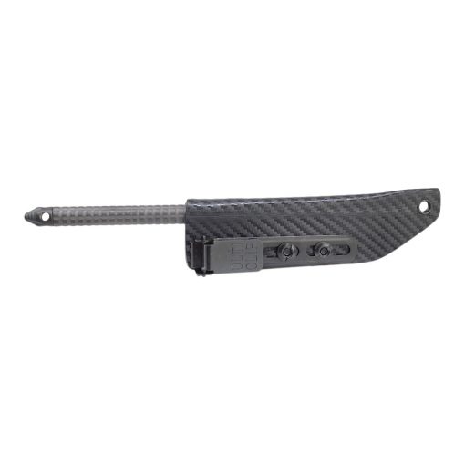 Microtech - TAC-P Black DLC Stainless Steel Kubotan Back Side Sheathed