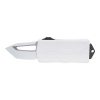 Microtech Exocet Stormtrooper White D/E CA Legal OTF Automatic White Handle Front Side Open