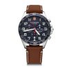 Victorinox - Fieldforce Chrono - Brown Leather Strap Front Side Center