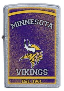 Zippo - NFL Minnesota Vikings Design Lighter Front Side