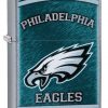 Zippo - NFL Philadelphia Eagles Design Lighter Front Side Closed Angled