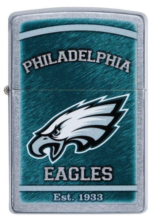 Zippo - NFL Philadelphia Eagles Design Lighter Front Side Closed