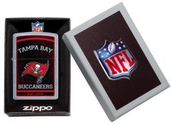 Zippo - NFL Tampa Bay Buccaneers Design Lighter Front Side Closed in Box