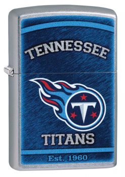 Zippo - NFL Tennessee Titans Design Lighter Front Side Closed Angled