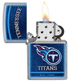 Zippo - NFL Tennessee Titans Design Lighter Front Side Open