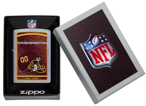 Zippo - NFL Washington Redskins 2019 Design Lighter Front Side Box