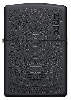 Zippo - Tone on Tone Design Lighter Front Side Closed