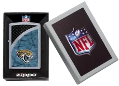 Zippo - NFL Jacksonville Jaguars 2016 Design Lighter Front Side Closed Centered Box