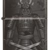 Zippo - Knight Fight Design Lighter Front Side Closed