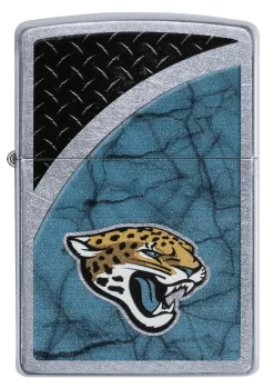 Zippo - NFL Jacksonville Jaguars 2016 Design Lighter Front Side Closed Centered