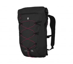 Victorinox - Altmont Active Lightweight Rolltop Backpack - Black Front Side Angled Left