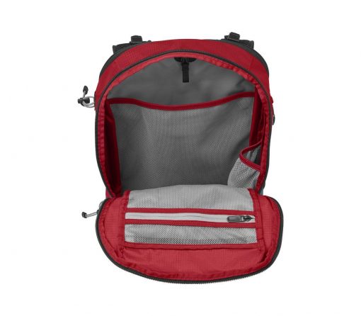 Victorinox - Altmont Active Lightweight Expandable Backpack - Red Front Side Open