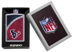 Zippo - NFL Houston Texans 2016 Design Lighter Front Side Closed In Box