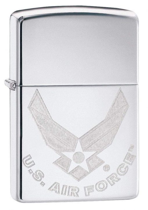 Zippo - U.S. Air Force Emblem Lighter Front Side Closed