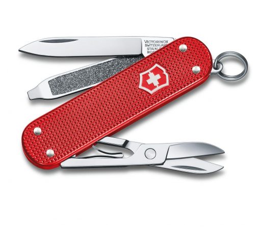 Victorinox Classic SD Alox - Sweet Berry Front Side Open