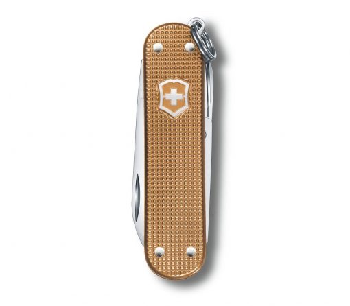 Victorinox Classic SD Alox - Wet Sand Front Side Closed