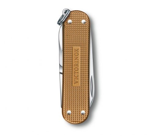 Victorinox Classic SD Alox - Wet Sand Back Side Closed